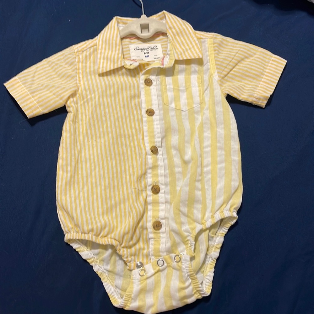 Yellow and White Striped Bubble